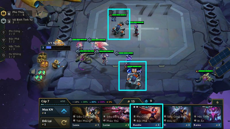 Gh&eacute;p trang bị ho&agrave;n chỉnh