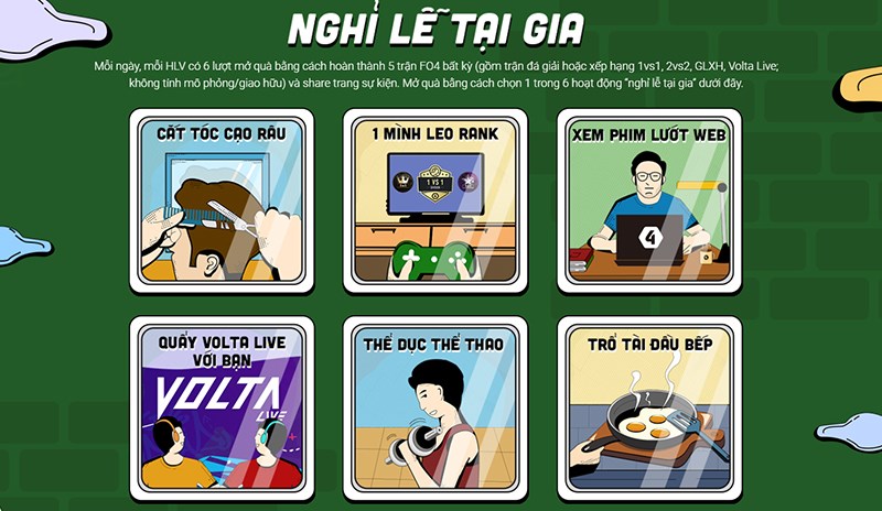 Bước 3: Đá 1 trận và share trang sự kiện để mở 6 phần quà/ ngày 