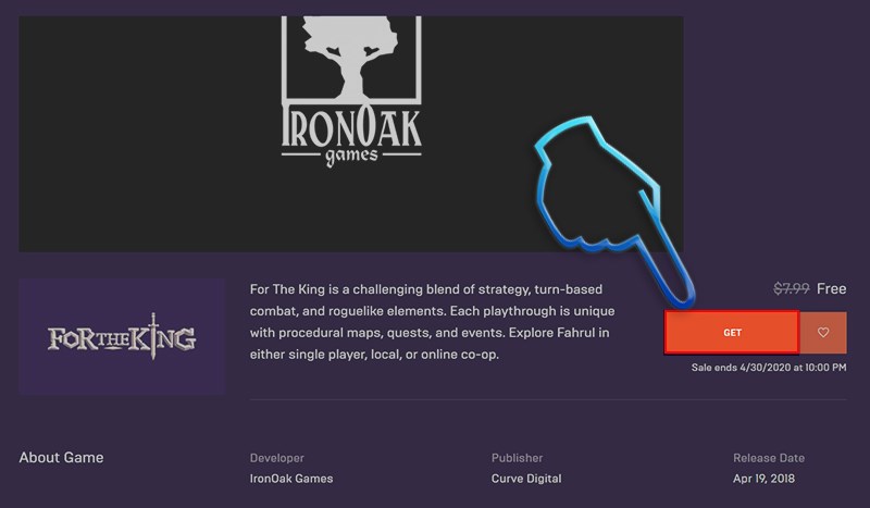 nhận game For The King miễn ph