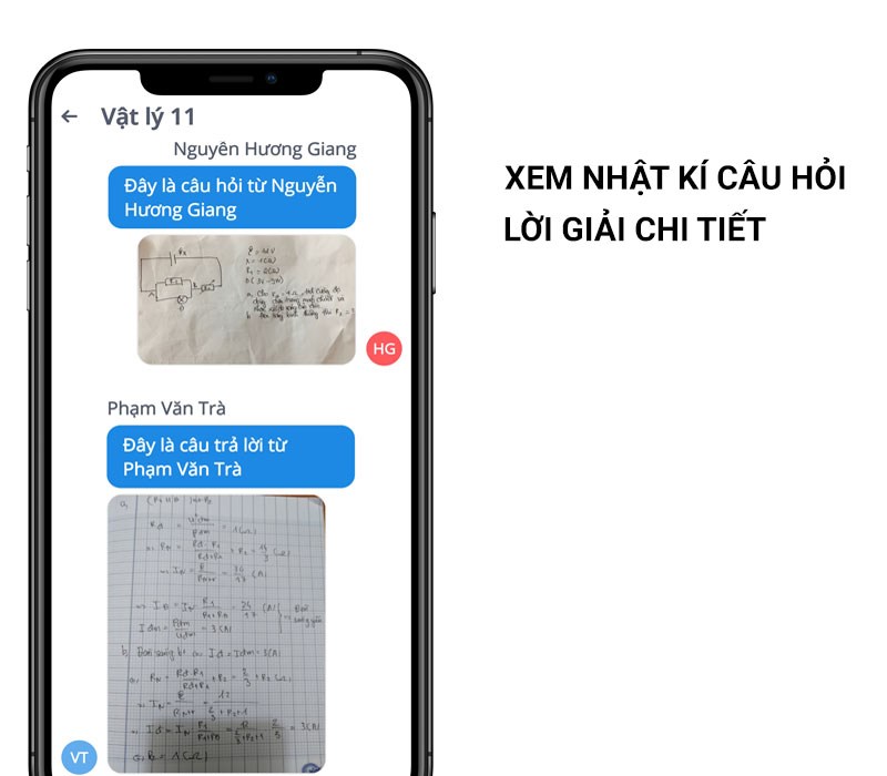 Xem nhật ký chi tiết các câu hỏi có kèm lời giải