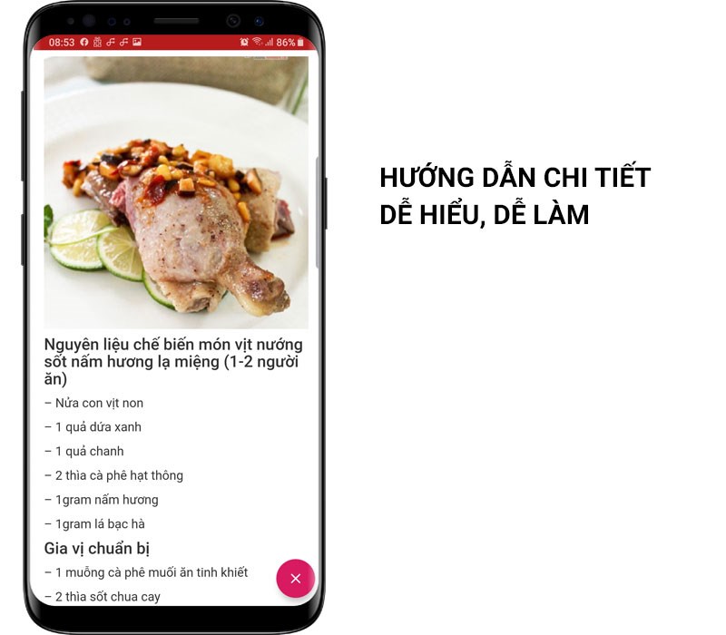 Hướng dẫn nấu ăn chi tiết, dễ hiểu, dễ làm