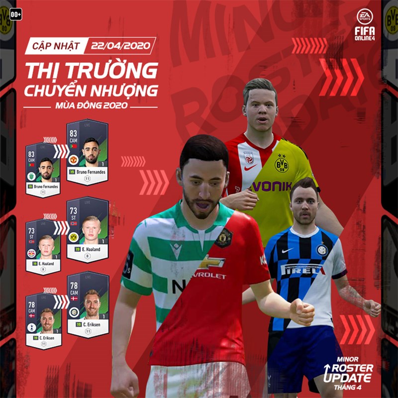 Những bản hợp đồng bom tấn được cập nhật