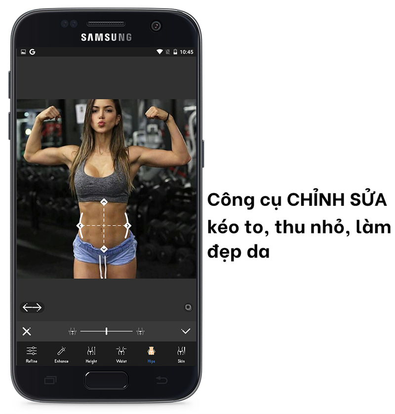 &nbsp;Sweet face camera - C&ocirc;ng cụ chỉnh sửa k&eacute;o to, thu nhỏ, l&agrave;m đẹp da&nbsp;
