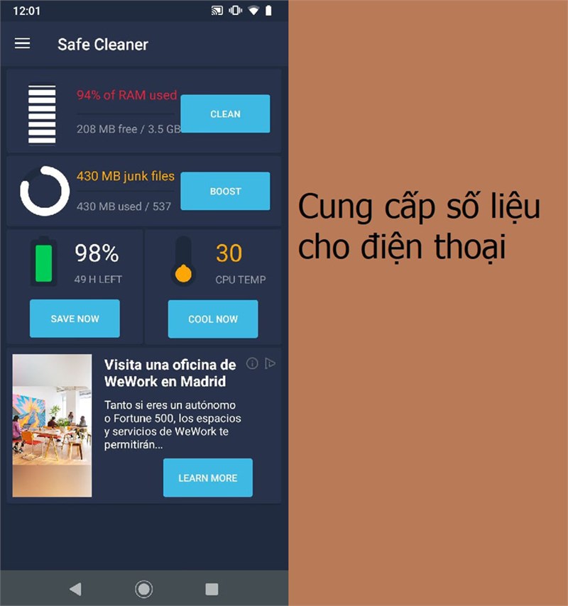 cung cấp số liệu cần thiết