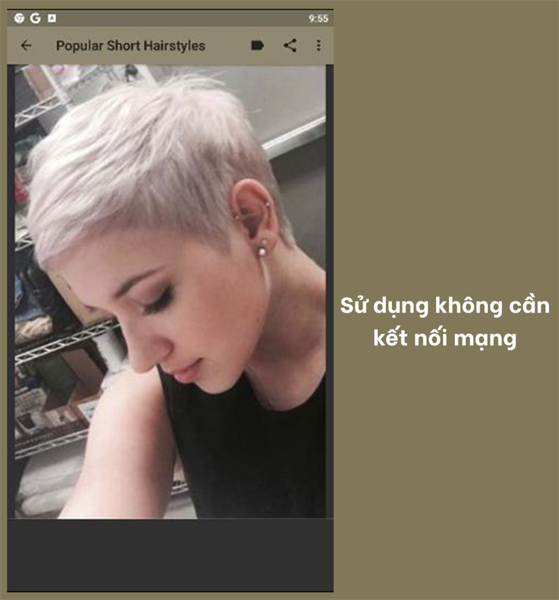 Sử dụng ứng dụng không cần kết nối mạng