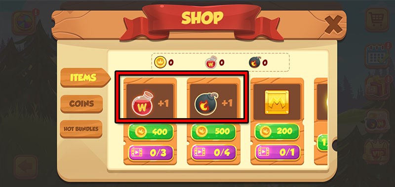 2 vật phẩm được b&aacute;n trong cửa h&agrave;ng