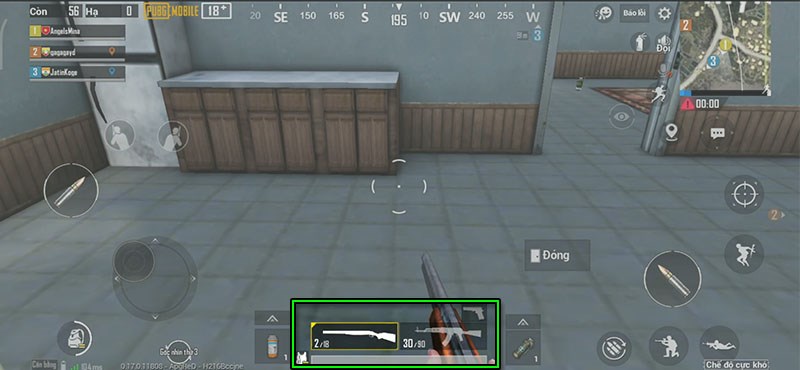 lu&ocirc;n trang bị 2 loại s&uacute;ng 