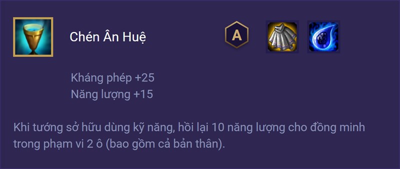 Trang bị Chén Ân Huệ