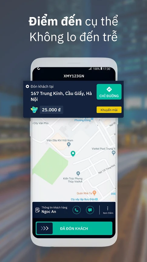 Nhận chuyến nhanh chóng dễ dàng 