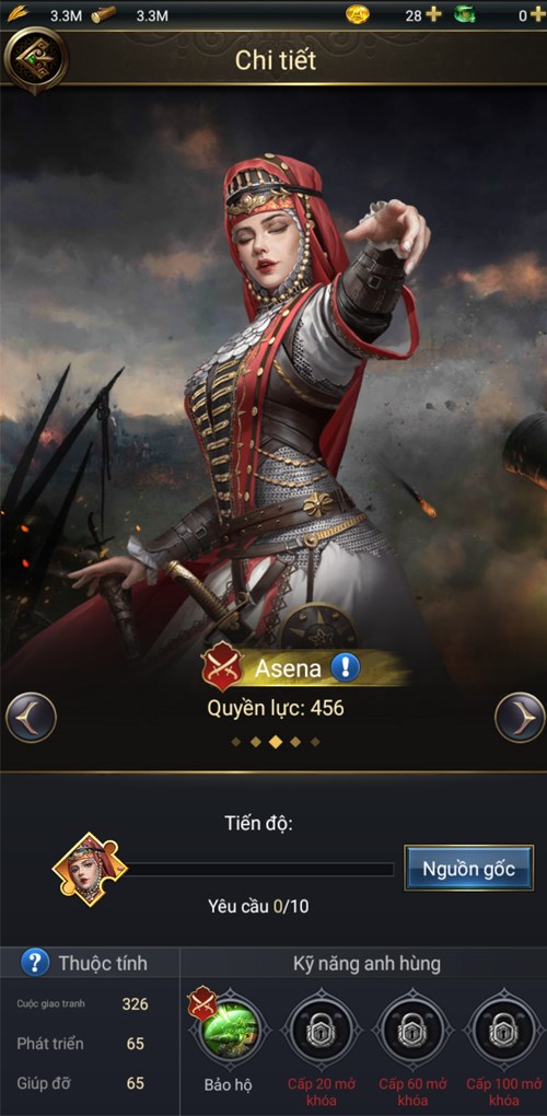 Nữ anh h&ugrave;ng Asena rất th&iacute;ch hợp để xuất chinh c&ugrave;ng xe c&ocirc;ng th&agrave;nh