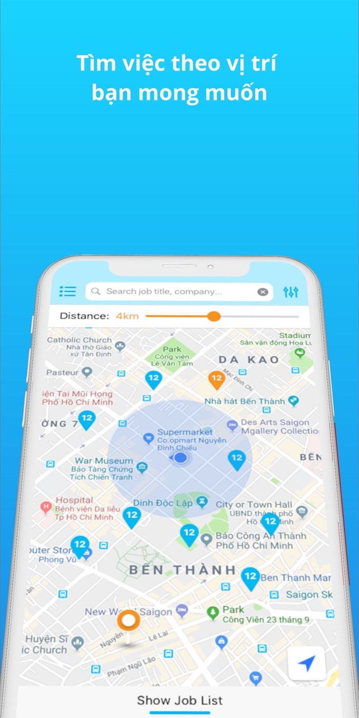T&igrave;m việc theo vị tr&iacute; mong muốn