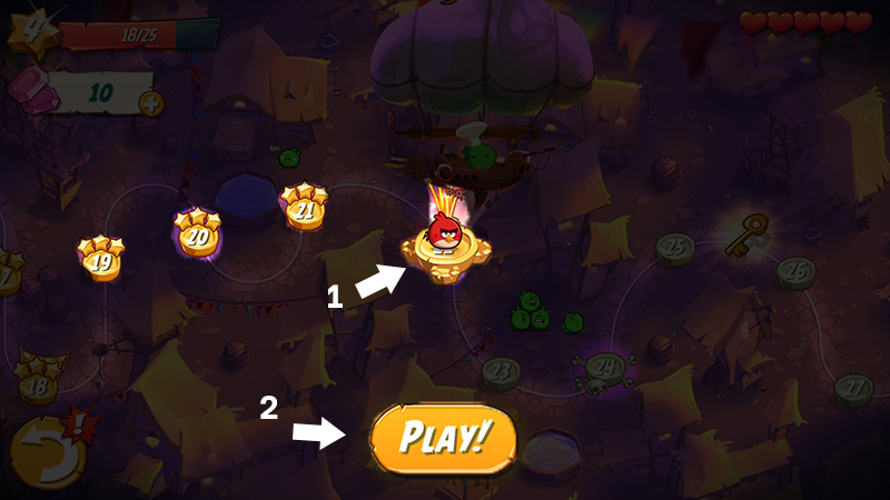 Chọn ải cần vượt