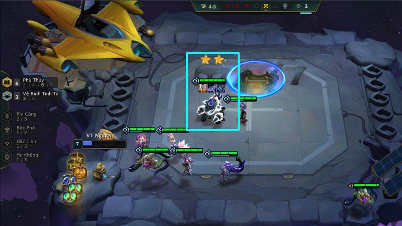 Thay đổi vị tr&iacute; v&agrave; n&acirc;ng cấp tướng