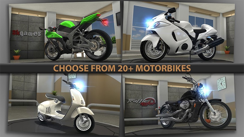 Một số mô hình trong Traffic Rider
