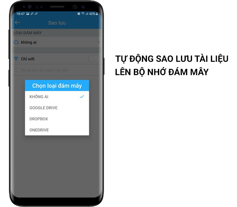 Tự động sao lưu
