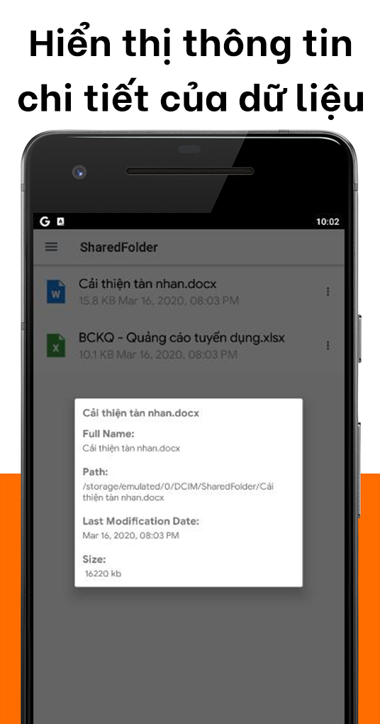 Hiển thị th&ocirc;ng tin chi tiết dữ liệu