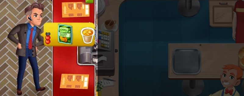 Kh&aacute;ch h&agrave;ng thiếu ki&ecirc;n nhẫn trong tr&ograve; chơi Cooking Diary&reg;