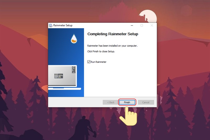 Kết th&uacute;c c&agrave;i đặt