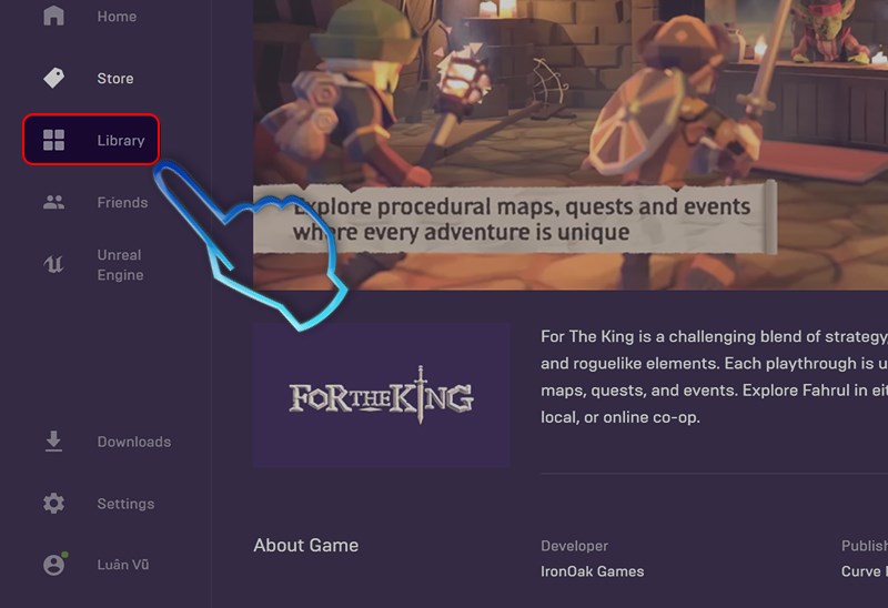 nhận game For The King miễn ph