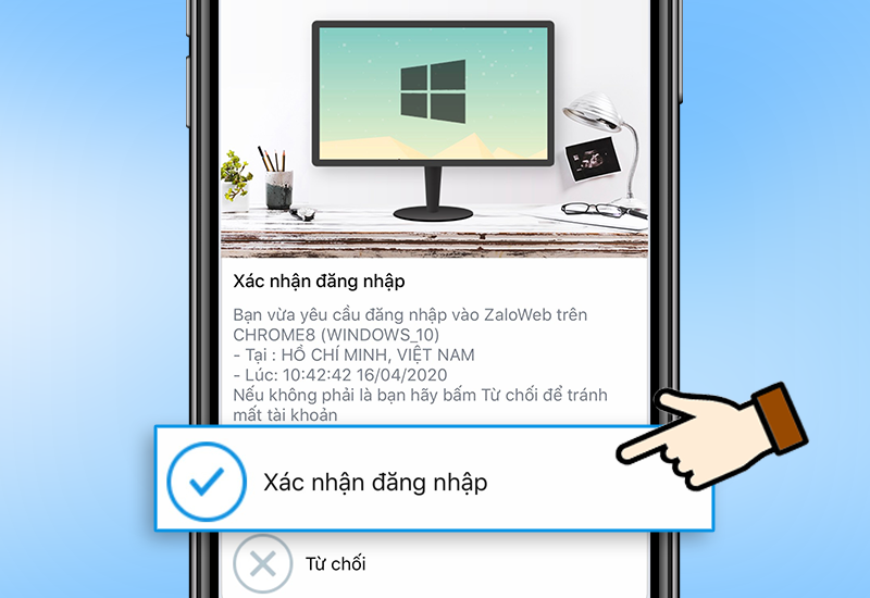 Xác nhận đăng nhập