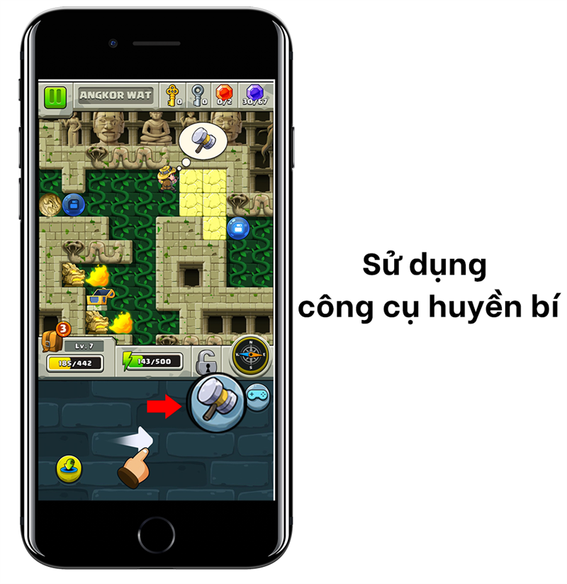 Sử dụng c&ocirc;ng cụ huyền b&iacute;