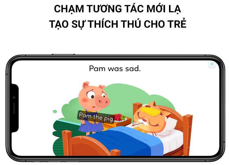 Monkey Stories cho phép chạm tương tác nhân vật