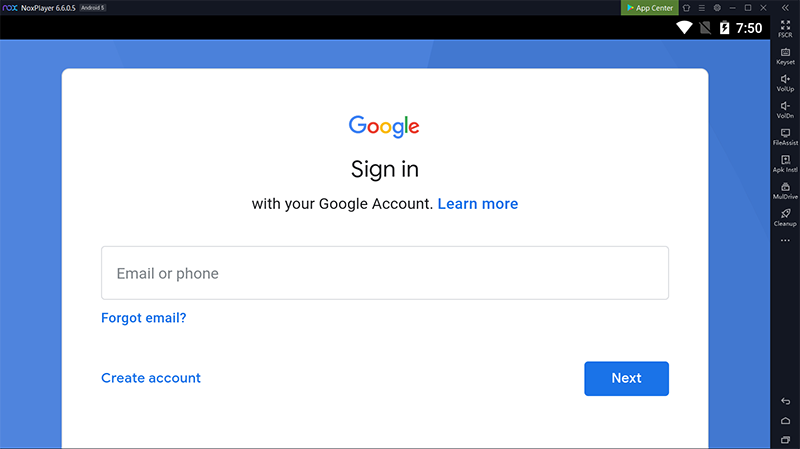 đăng nhập tài khoản Google 