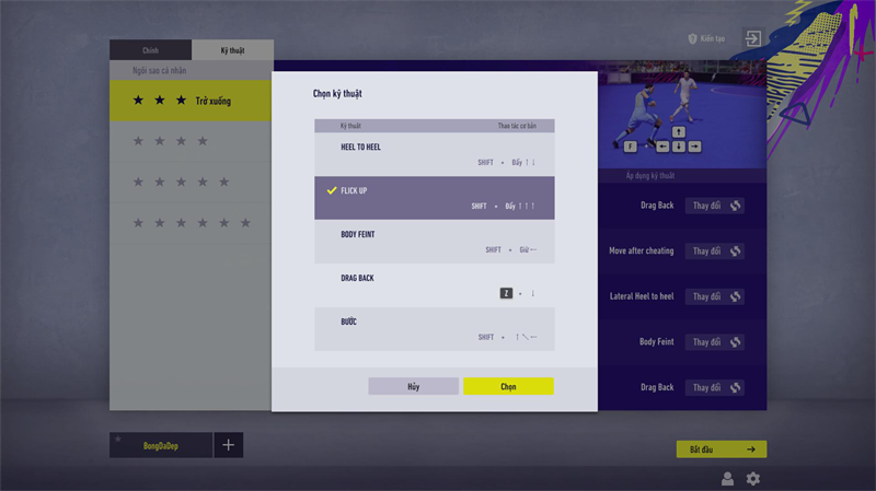 Điều chỉnh tổ hợp ph&iacute;m theo &yacute; th&iacute;ch v&agrave; nhấn chọn để ho&agrave;n th&agrave;nh