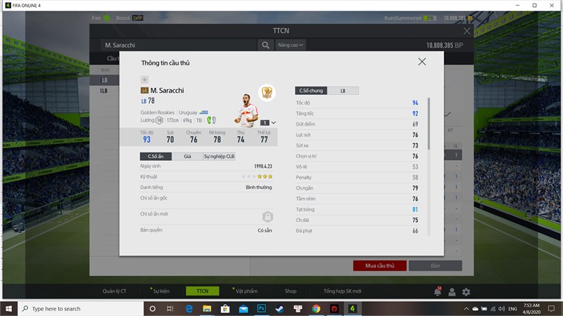 Hậu vệ bi&ecirc;n chất lượng với mức lương thấp