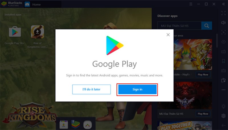 Đăng nhập t&agrave;i khoản Google(Gmail)