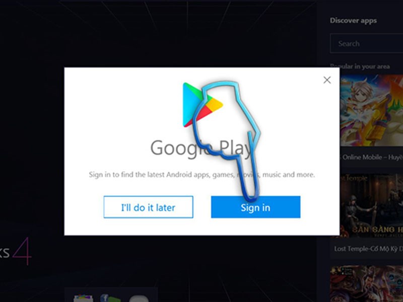 Bước 6: Tại lần sử dụng đầu tiên sẽ yêu cầu các bạn đăng nhập tài khoản Google(Gmail). Bấm Sign in.