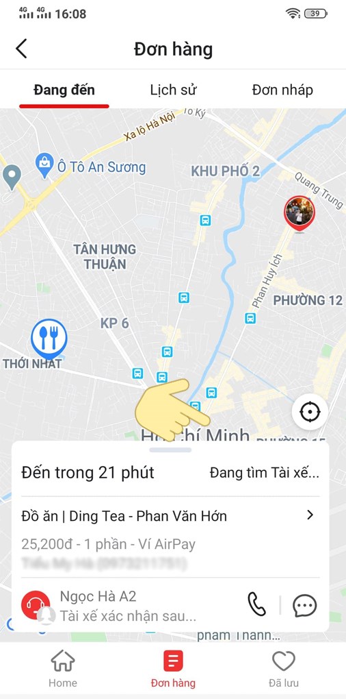 Bước 7: Đơn hàng đã hoàn tất. Việc còn lại là chờ Now giao hàng đến thôi.