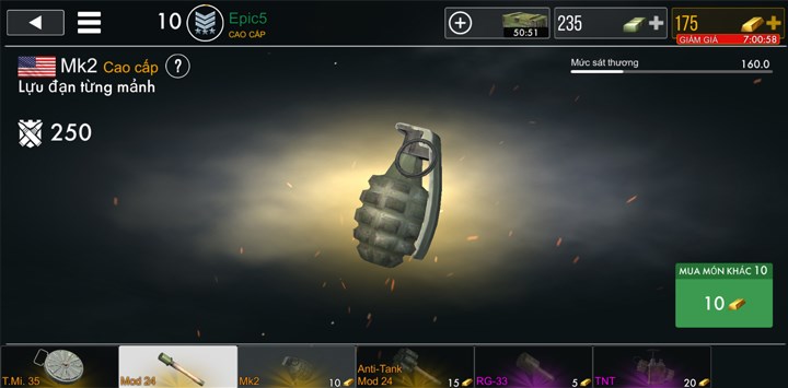 Lựu đạn Mk2 của Mỹ