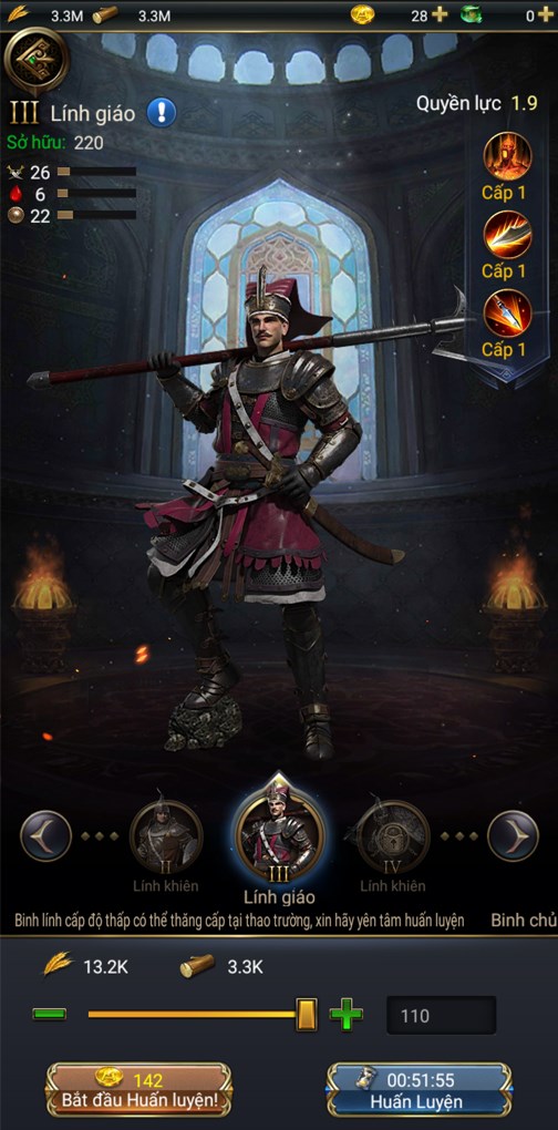 L&iacute;nh gi&aacute;o cấp III dũng m&atilde;nh