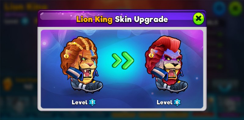 Ngoại hình cực chất khi đạt cấp độ 6 của Lion King