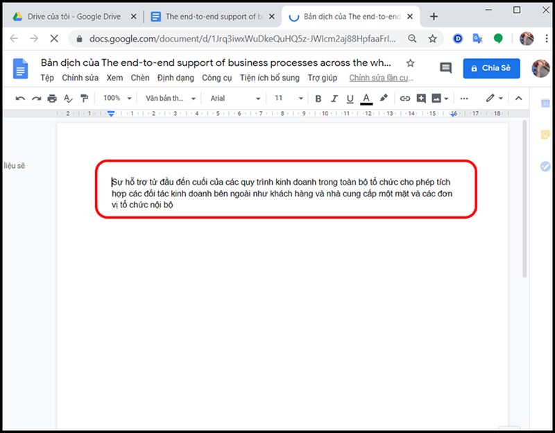 Đoạn văn bản của bạn đ&atilde; được dịch&nbsp;