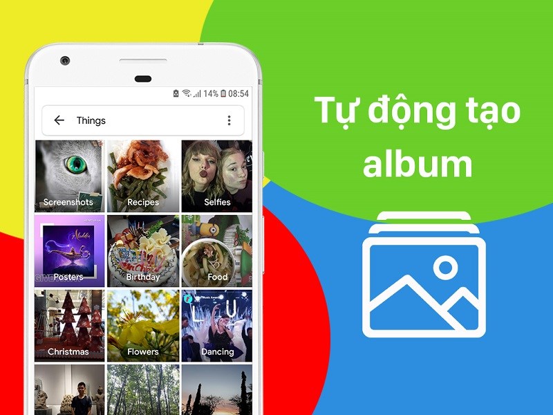 Tự động tạo album thông minh