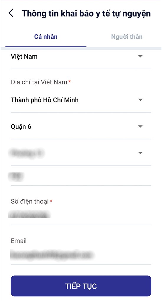 Bổ sung th&ocirc;ng tin