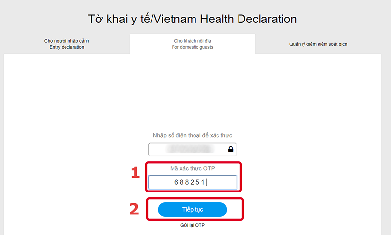 X&aacute;c nhận số điện thoại