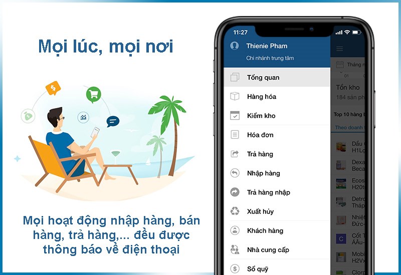 Quản lý hoạt động kinh doanh mọi lúc, mọi nơi