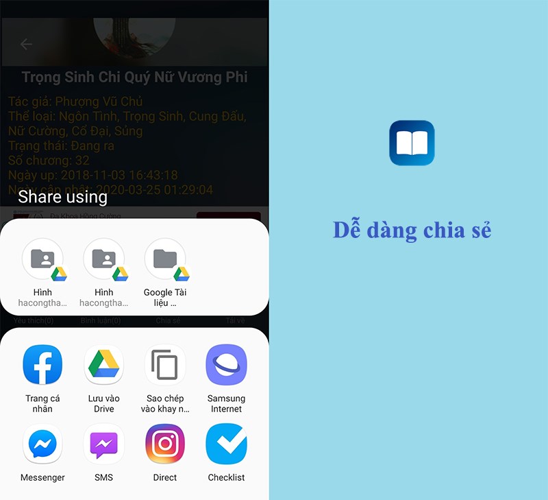 Chia sẻ bạn bè những đầu sách hay và ý nghĩa