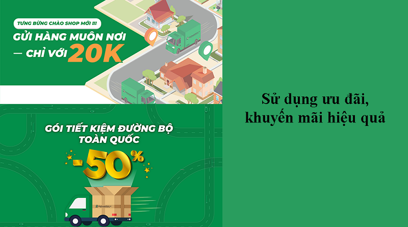Sử dụng ưu đãi, khuyến mãi hiệu quả