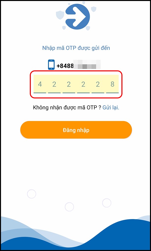 Nhập m&atilde; x&aacute;c thực OTP