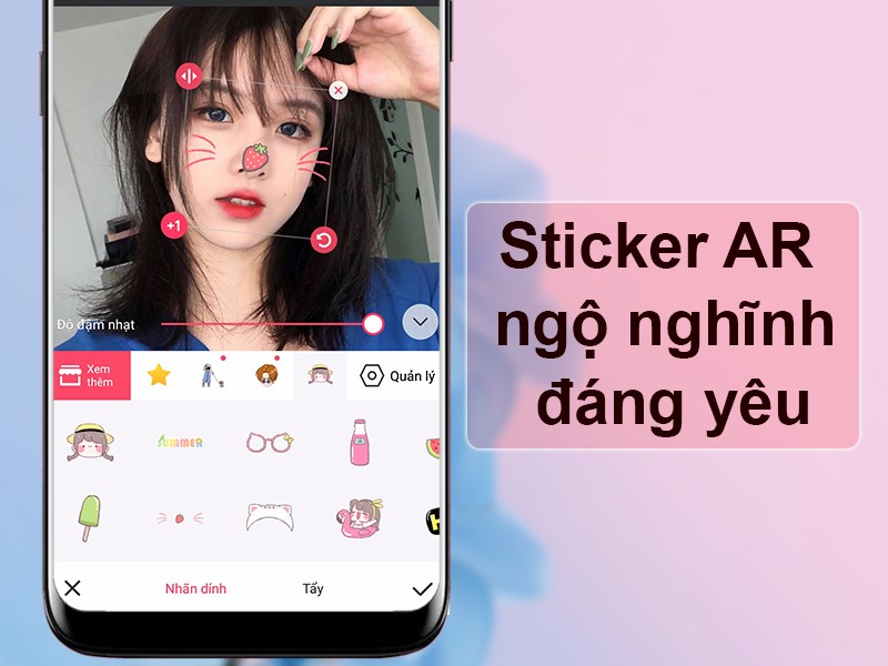 Hàng trăm sticker AR độc đáo