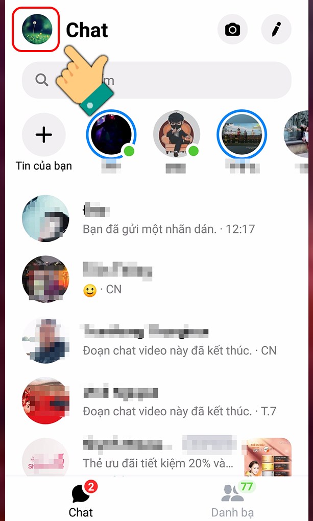 C&aacute;ch tắt th&ocirc;ng b&aacute;o ứng dụng Facebook Messenger