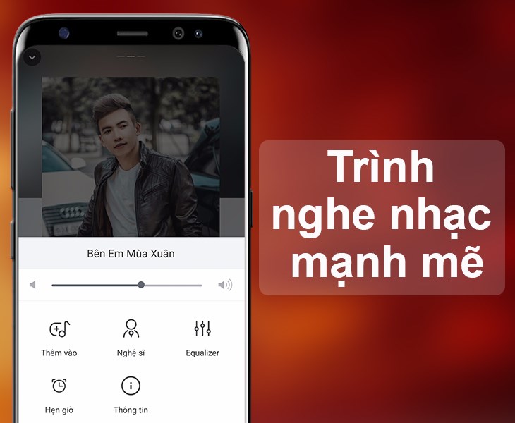 Ứng dụng có trình nghe nhạc mạnh mẽ
