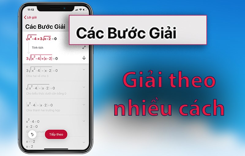 Gợi ý nhiều cách giải trên một đề bài