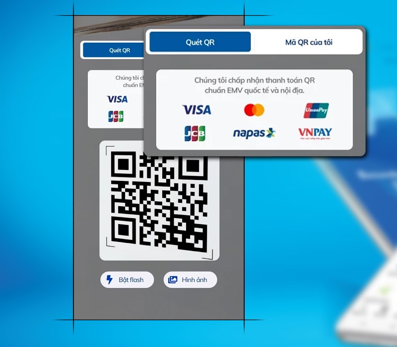 Sacombank Pay hỗ trợ thanh toán các dịch vụ tiện ích bằng cách quét mã QR