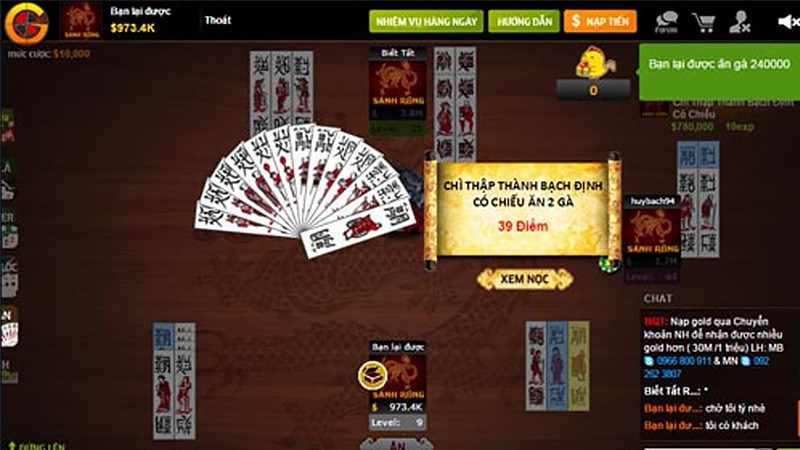 Thể loại game Chắn với lối chơi đơn giản và dễ hiểu.