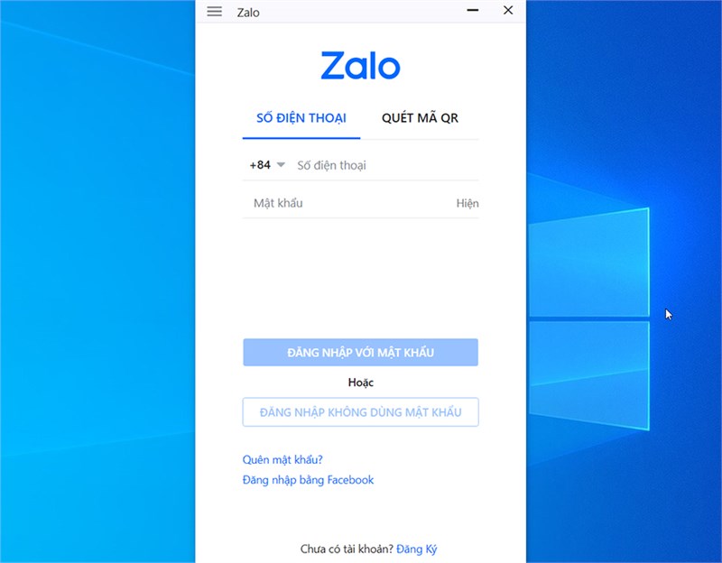 Mở ứng dụng Zalo Desktop